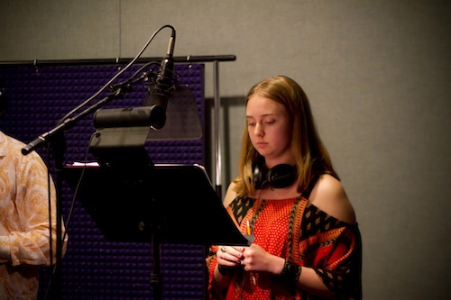 Alison in the studio.